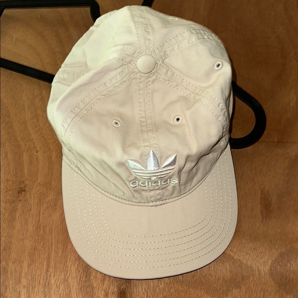 Adidas Light Tan Cap with Embroidered Logo